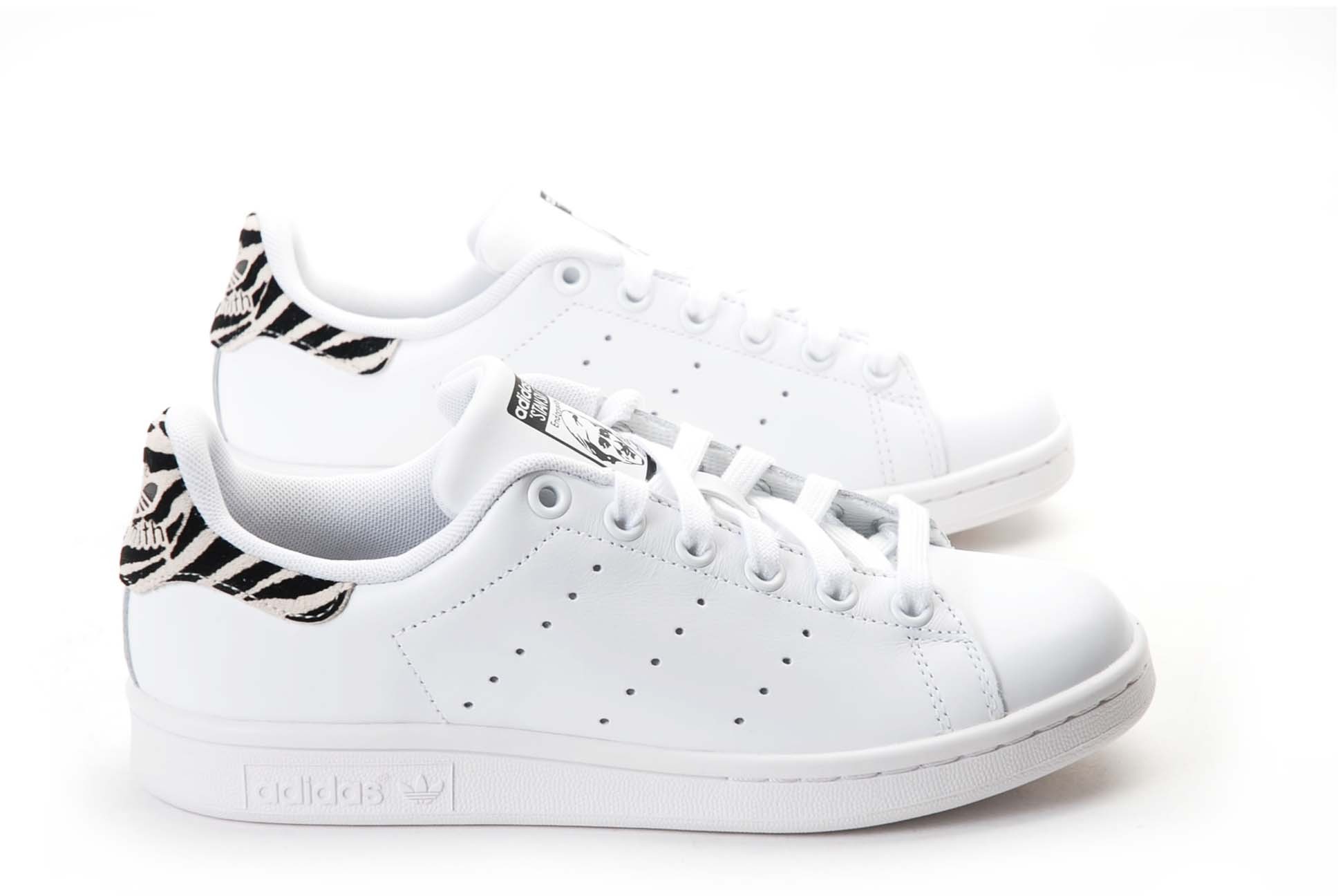 adidas stan smith blanc zebre